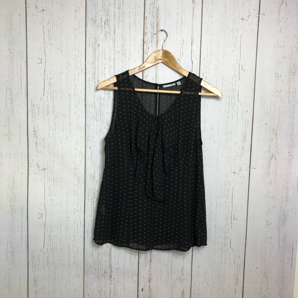 halogen polka dot blouse